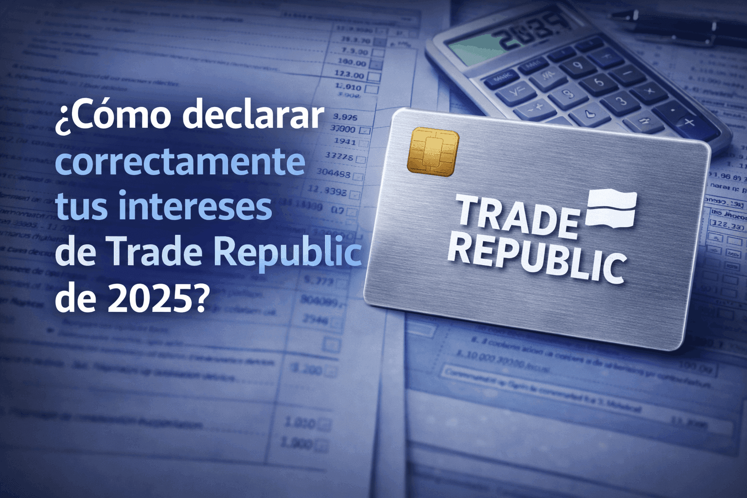 ¿Cómo declarar correctamente tus intereses de Trade Republic de 2025?